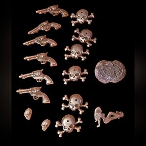 BOGO: Skull & Crossbone & Pistol CHARMS